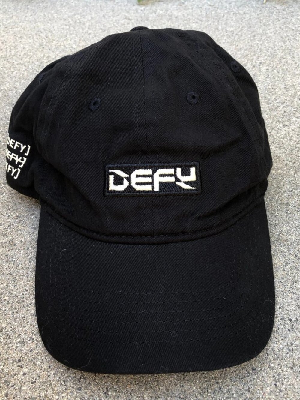 RIOT GAMES Valorant Defy the Limits Baseball Dad Hat Men's Black One Size Cap